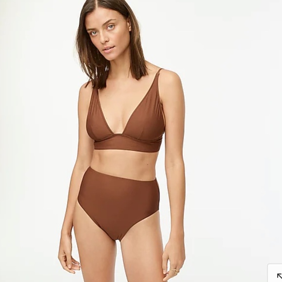 J. Crew Other - J Crew High Waist Plunge Bikini Set NWT